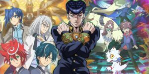 jojo bizzare adventure cardfight vanguar digimon ghost game