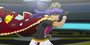 Leon the Galar Champion and reigning Monarch of the World Coronation Series in Pokémon Journeys