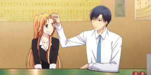 Kyoko and Katsuya in Fruits Basket Prelude