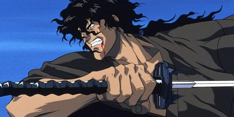 Anime Ninja Scroll Samurai Sword Attack
