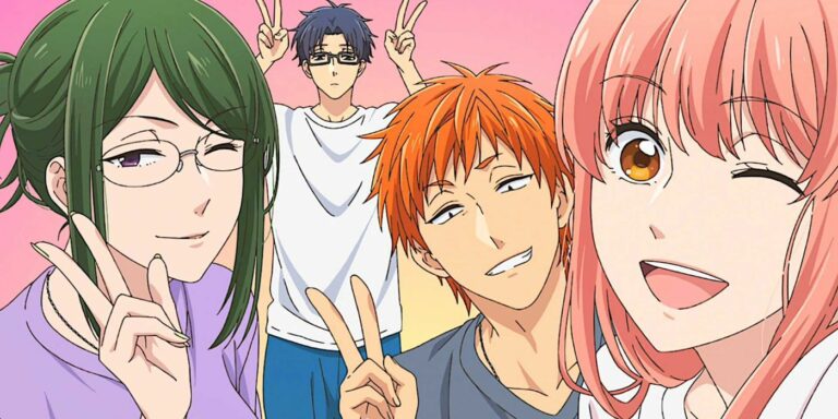 Wotakoi's main cast.