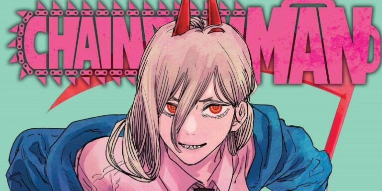 Power on the cover of Chainsaw Man.