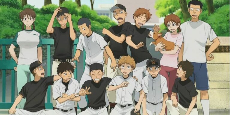 The main cast of Big Windup!