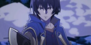Yuji with knife in battle