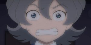 Kiyoshiro Higashimitarai looking afraid in Digimon Ghost Game