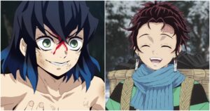 Inosuke tem um ponto fraco para Tanjiro?