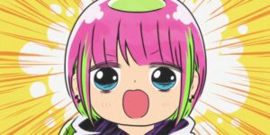 Kawashiri looks on, shocked, in I'm Kodama Kawashiri.
