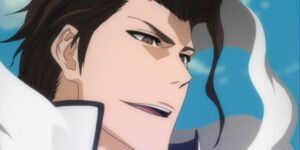 aizen smugly talking