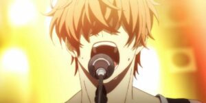 Mafuyu singing his heart out in Given.