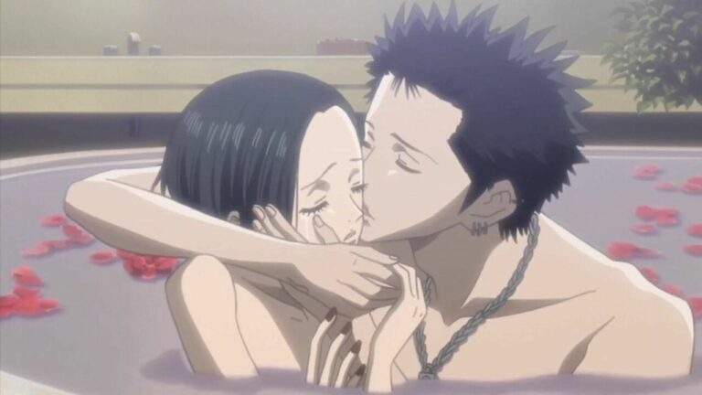 Ren and Nana in bath