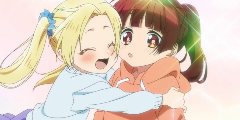 Sara hugging Yaeka