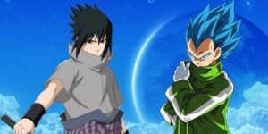 naruto dragon ball z sasuke vegeta rivals