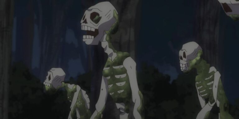 Skeletons infected by RareRaremon on Digimon Ghost Game