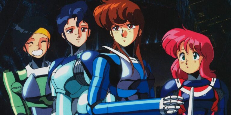 Sylia, Linna, Priss, and Nene from the Original Bubblegum Crisis.