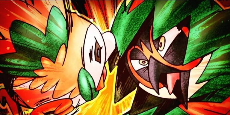 Pokemon Rowlet vs Decidueye