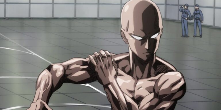 ripped Saitama in One-Punch Man