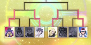 The Masters Eight's first round results in Pokémon Journeys