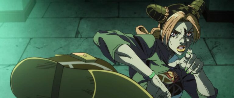 Jolyne Cujoh Stone Ocean Kick