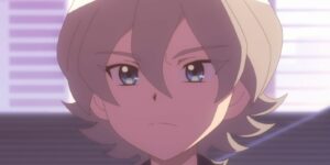 Kiyoshiro Higashimitarai looking determined in Digimon Ghost Game