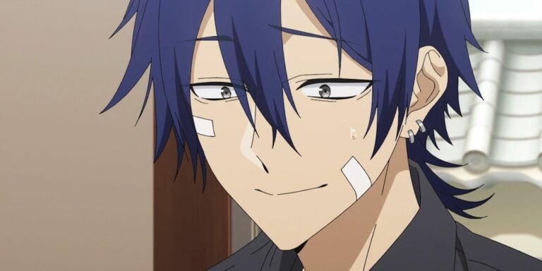 younger toru is happy