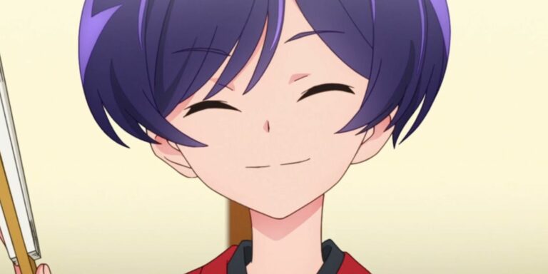 bunko grinning in performance
