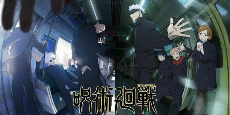 The combined teaser images for Jujutsu Kaisen Season 2 show a high-school age Geto face-to-face with his best friend turned enemy, Gojo Satoru.