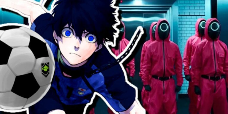 Isagi in Blue Lock and Squid Game