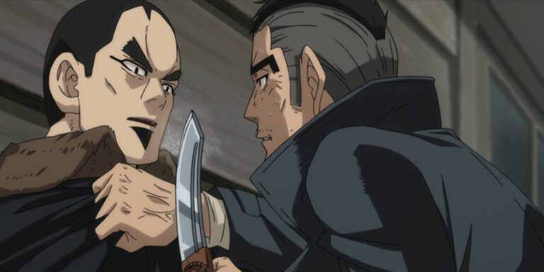 Kadokura pins Sekiya to the building