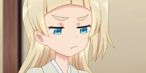 Shirara making a pouty face
