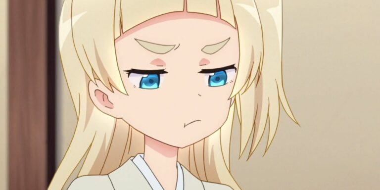 Shirara making a pouty face