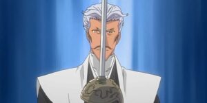 Chojiro Sasakibe zanpakuto pose