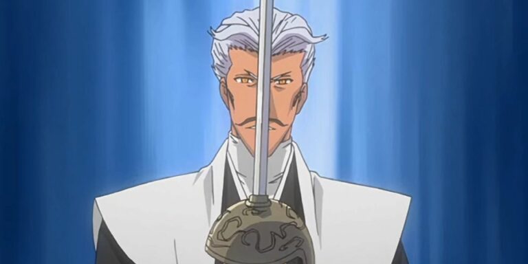 Chojiro Sasakibe zanpakuto pose