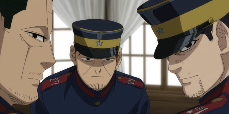 Kikuta, Tsukishima, and Ogata share a look