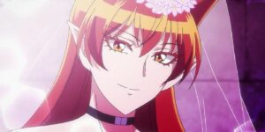 Azazel Ameri looking happy in iruma-kun