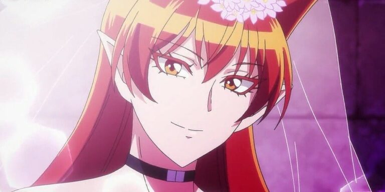 Azazel Ameri looking happy in iruma-kun