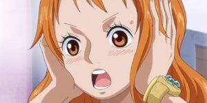 Nami shocked One Piece