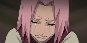 Sakura Haruno crying