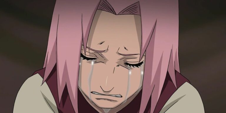 Sakura Haruno crying