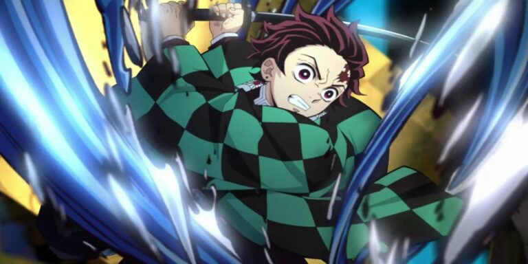 Demon Slayer - Tanjiro using water breathing