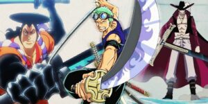 oden - zoro - mihawk in One Piece