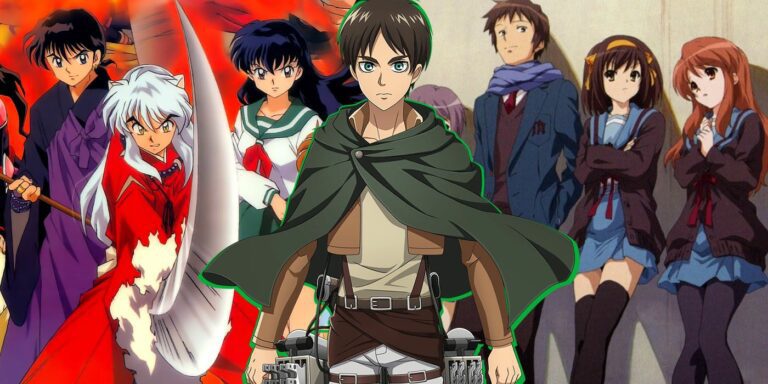 attack on titan haruhi suzumiya inuyasha