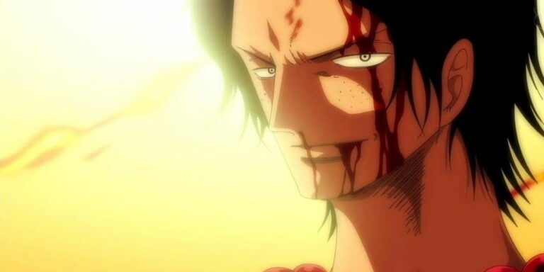 One Piece Ace Face Closeup
