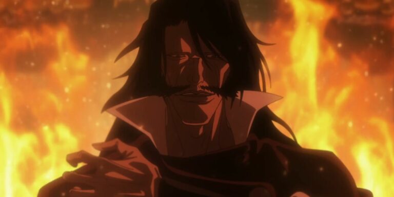 Yhwach talking in flames