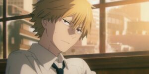 Denji in an office in Chainsaw Man.
