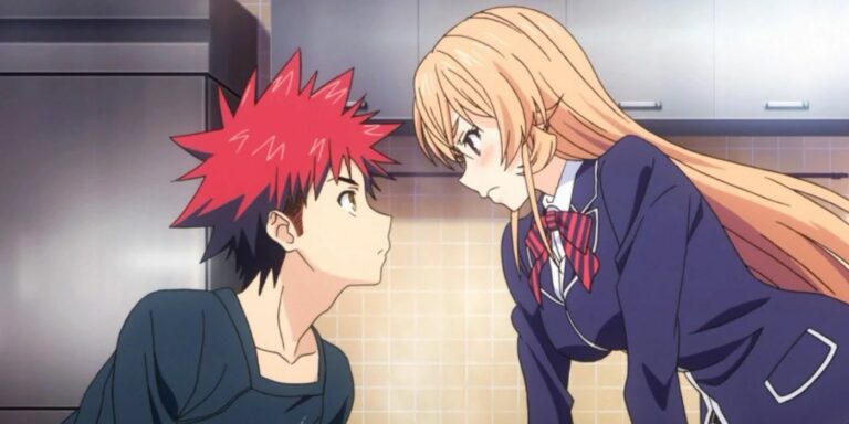 Erina and Soma from Food Wars