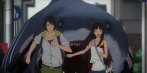 Shark attack in Gyo