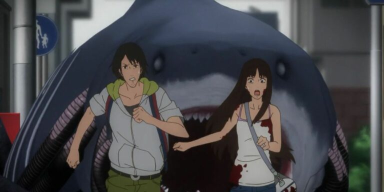 Shark attack in Gyo