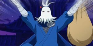 Garp Goemon making a dramatic entrance