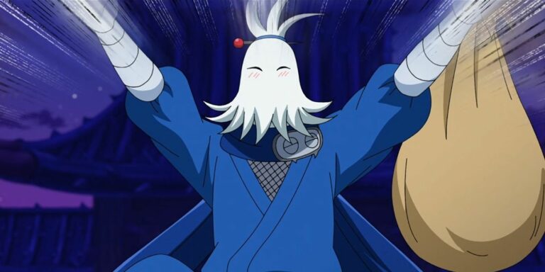 Garp Goemon making a dramatic entrance