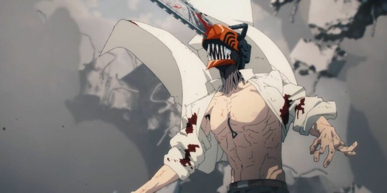 33-Chainsaw Man has Denji killing the Bat Devil